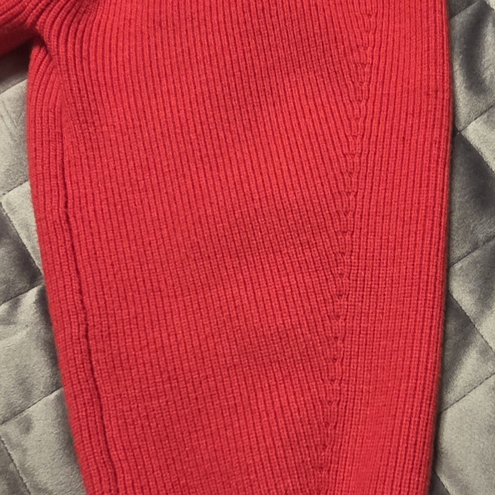 M Universal Standard V-Neck Cardigan In VIBRANT Orange - Picture 7 of 7
